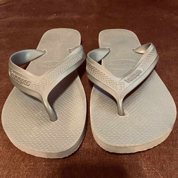 Super Rare Extra Wide Thong Straps Havaianas Mens Olive Green 11/12 US 45/46 EUR - Picture 3 of 7